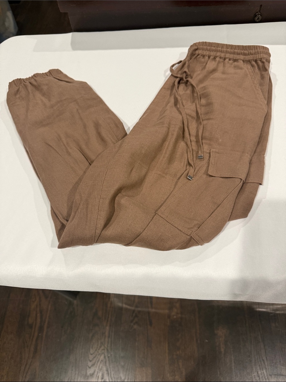 Love Tree Brown Cargo Jogger Pants